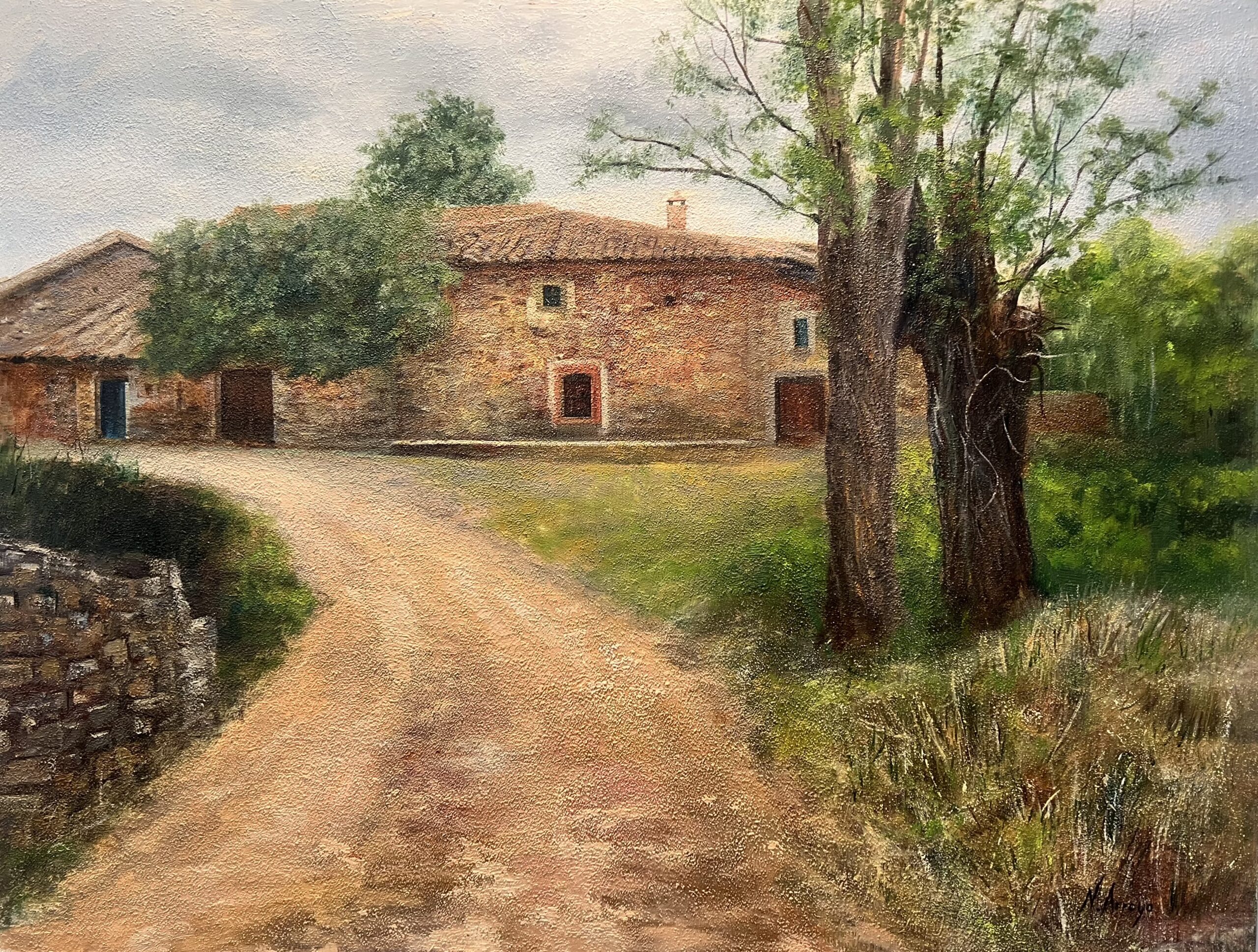 Un bello camino en Santa Colomba de Somoza (León), pueblo hermoso de la Maragatería.